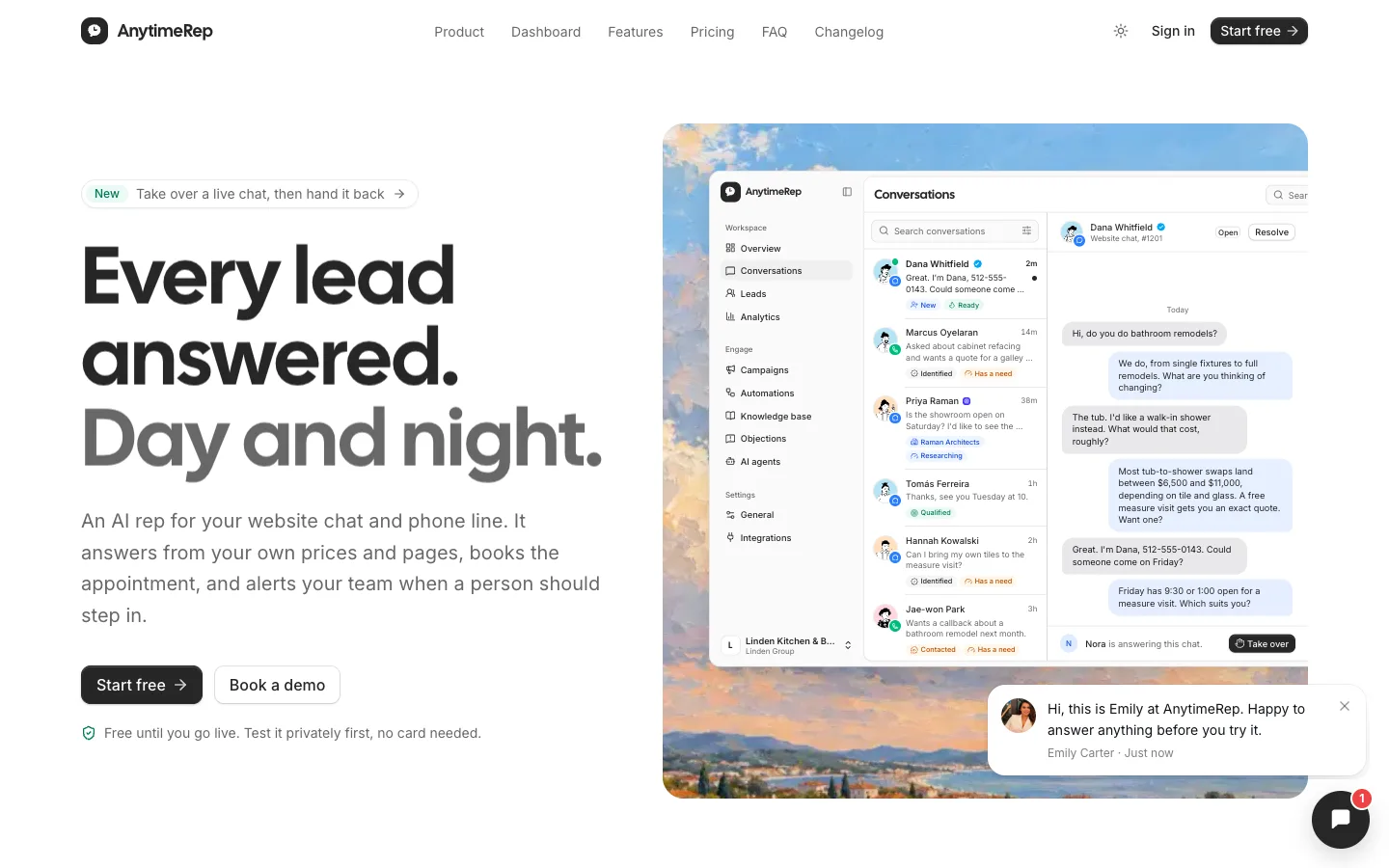 AnytimeRep home page